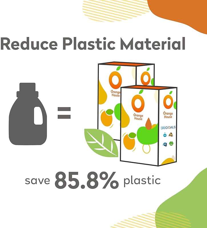 ORANGE HOUSE Laundry Detergent Pods, Natural Plant-Based Detergent with Orange Oil | Hypoallergenic, Free & Clear, Scent-Free, HE & Standard Machine Compatible, Gentle for Sensitive Skin, 54 Count - Image 8