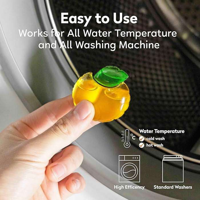 ORANGE HOUSE Laundry Detergent Pods, Natural Plant-Based Detergent with Orange Oil | Hypoallergenic, Free & Clear, Scent-Free, HE & Standard Machine Compatible, Gentle for Sensitive Skin, 54 Count - Image 9