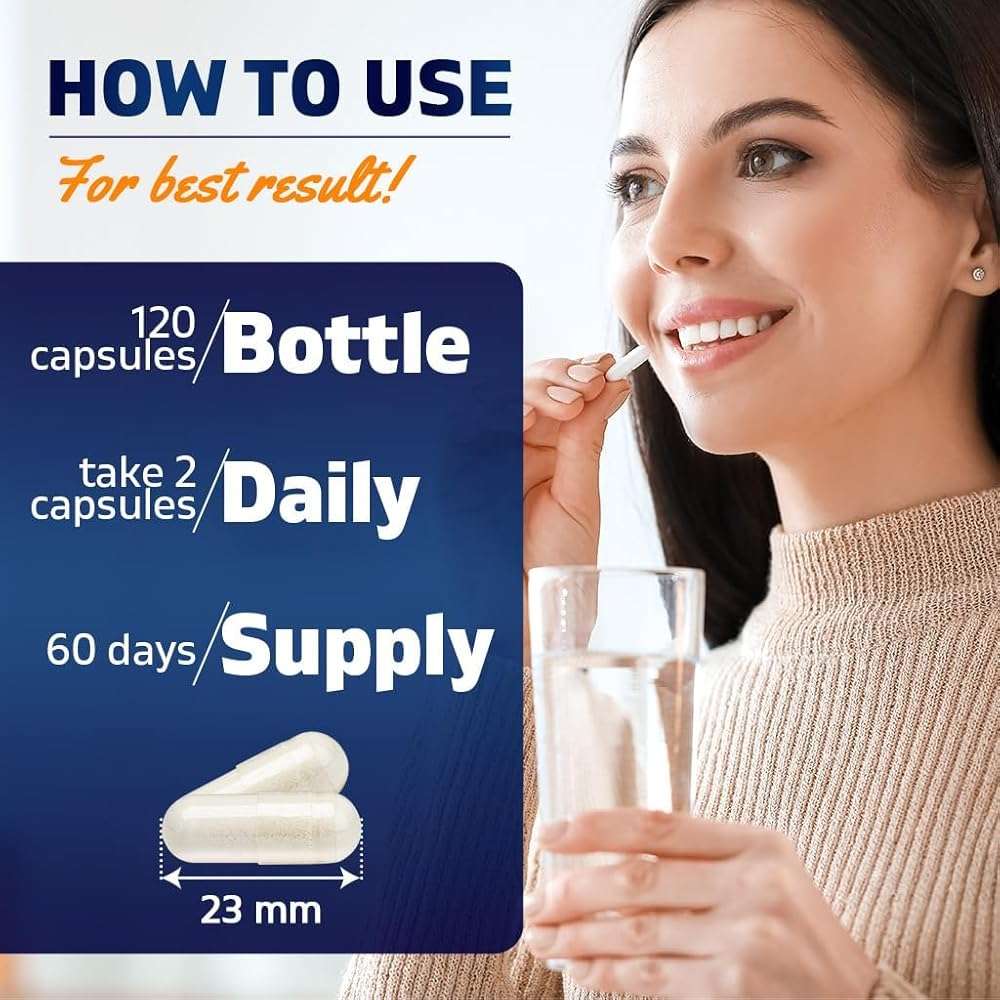Vitamatic Hydrolyzed Keratin 500mg per Serving - 120 Vegetarian Capsules - Keratin Supplements for Healthy Hair Skin & Nails for Adults - Image 3