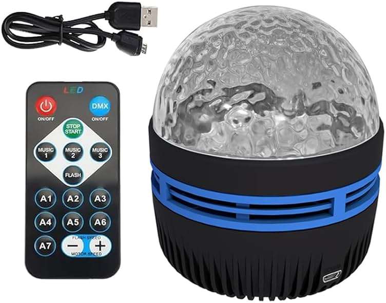 ＳＯＴＫＺＴ USB 2 in 1 Northern Lights Aurora Light Projector,Northern Galaxy Light with Remote Control, Water Ripple Aurora Lamp Bedroom Night Light Projector for Kids, Adult/Party/Gift - Image 1