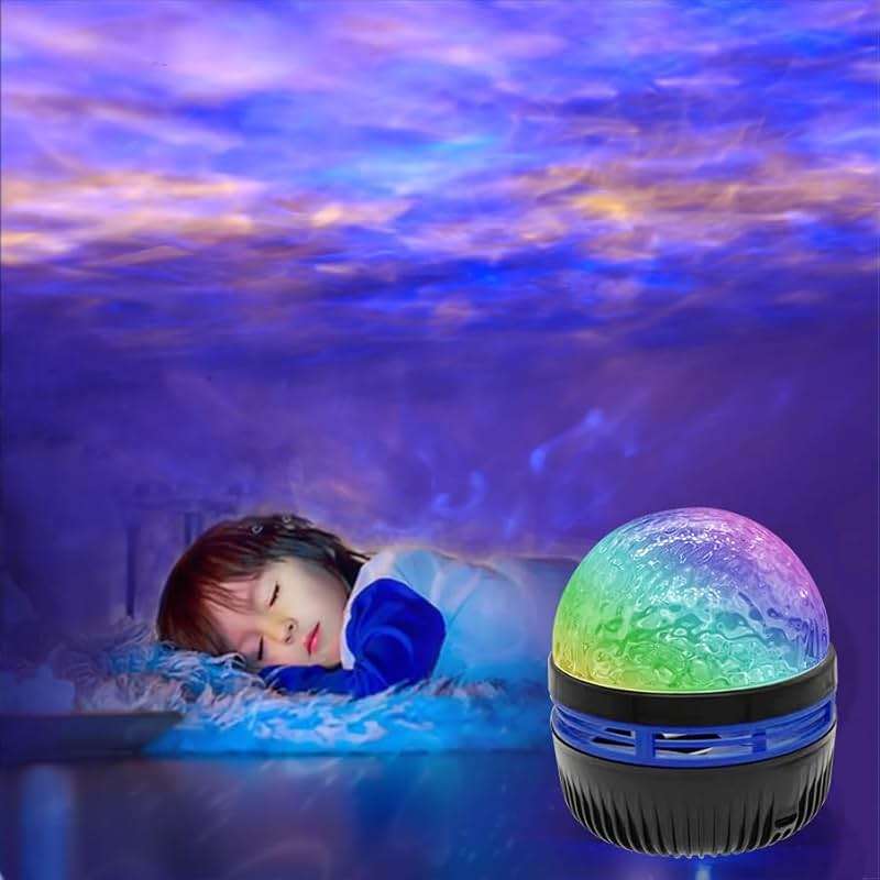 ＳＯＴＫＺＴ USB 2 in 1 Northern Lights Aurora Light Projector,Northern Galaxy Light with Remote Control, Water Ripple Aurora Lamp Bedroom Night Light Projector for Kids, Adult/Party/Gift - Image 4