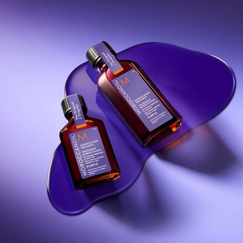 Moroccanoil Treatment Purple Hair Oil for Blonde Hair - Image 8