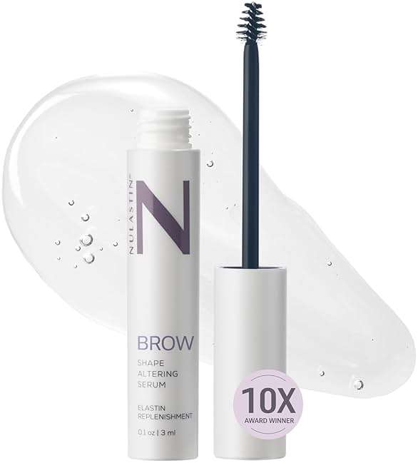 NULASTIN Shape Altering Eyebrow Serum - Brow Serum to Shape & Define - Improves the Appearance of Sparse Eyebrows for a Fuller Look - Enriched with Hair-Strengthening Ingredients (0.1 Fl Oz) - Image 1