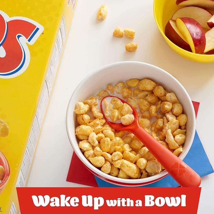 Kellogg's Corn Pops Breakfast Cereal, 8 Vitamins and Minerals, Kids Snacks, Giant Size, Original, 22.6oz Box (1 Box) - Image 3