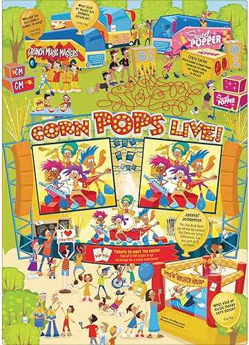 Kellogg's Corn Pops Breakfast Cereal, 8 Vitamins and Minerals, Kids Snacks, Giant Size, Original, 22.6oz Box (1 Box) - Image 7