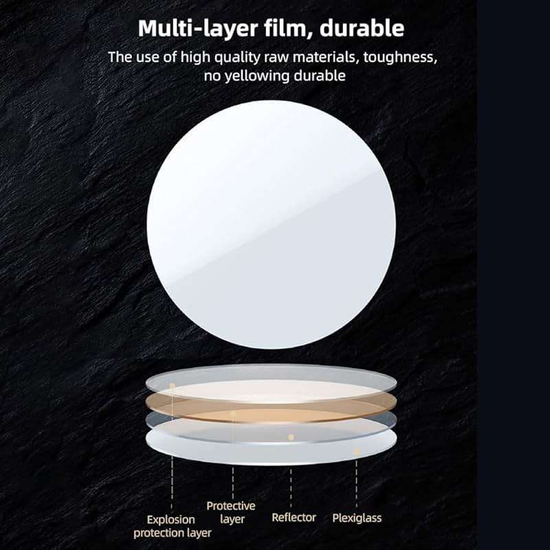 Kalofaye Selfie Mirror Compact Phone Mirror Universal Phone Clip for iPhone 15/14/13/12 Android Samsung Smartphone Selfie Vlog Accessories - Image 5