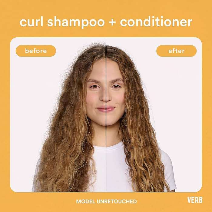 VERB Curl Shampoo + Conditioner Duo - Cleanse and Smooth - Frizz Control + Definition- Vegan, No Parabens or Harmful Sulfates - Image 6