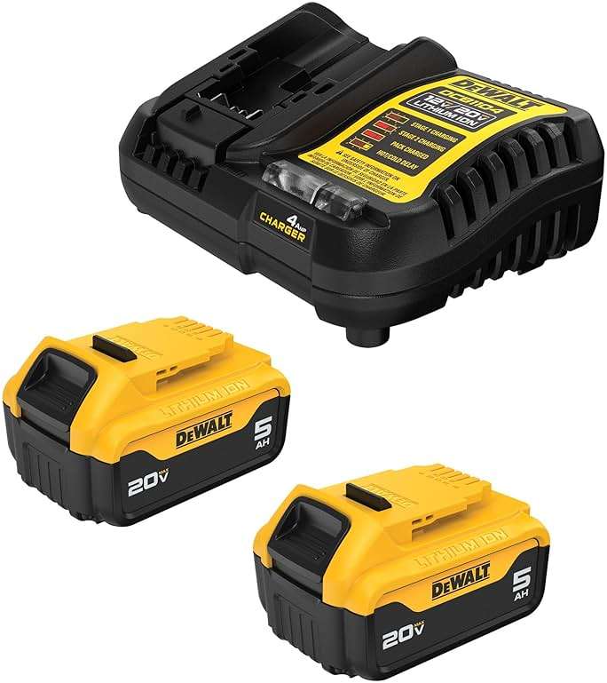 DEWALT 20V MAX Lithium-Ion Battery 2-Pack, 5.0 Ah (DCB205-2c) - Image 1