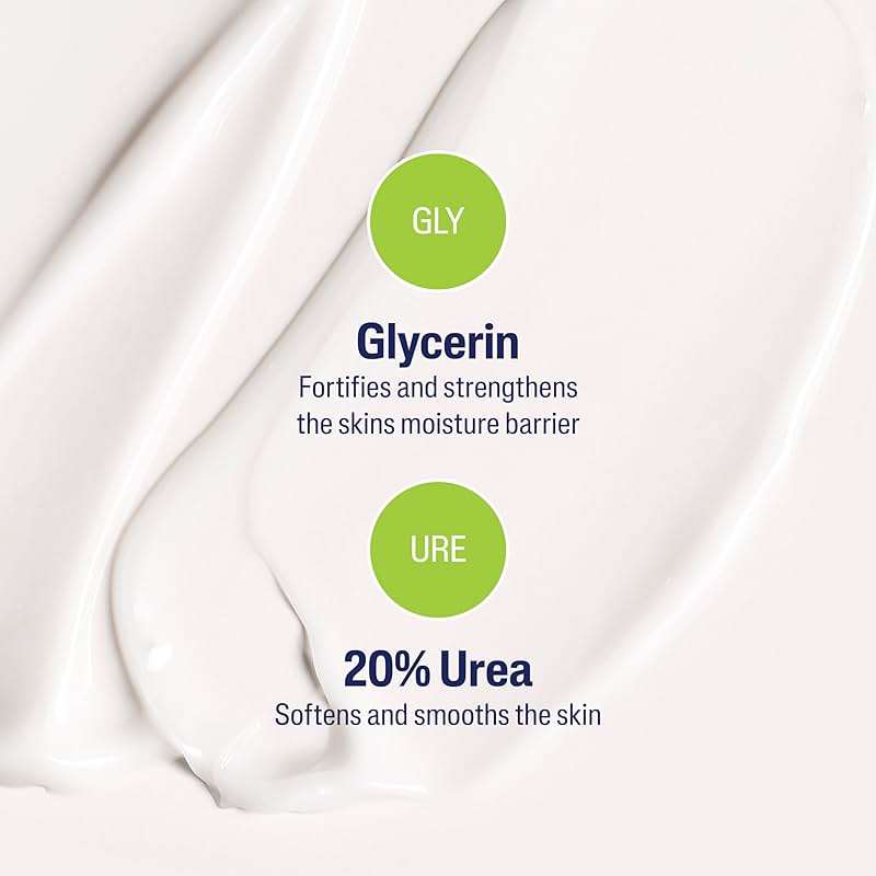 Cetaphil Exfoliating Rough & Bumpy Cream, Lightweight Cream for All Skin Types, 8 oz Tube, 20% Urea, Gently Exfoliates, Refines Skin Texture, Dermatologist Recommended Brand - Image 3