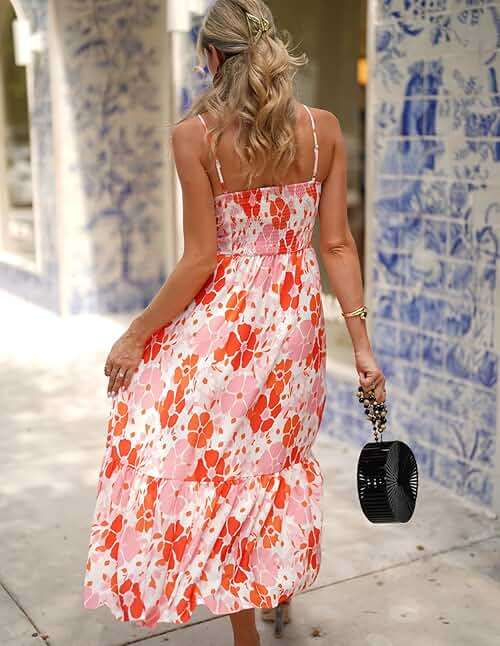 GRACE KARIN Womens Summer Floral Maxi Dresses 2026 Long Flowy Boho Dress Beach Vacation Sundresses Casual Clothes with Pocket - Image 7