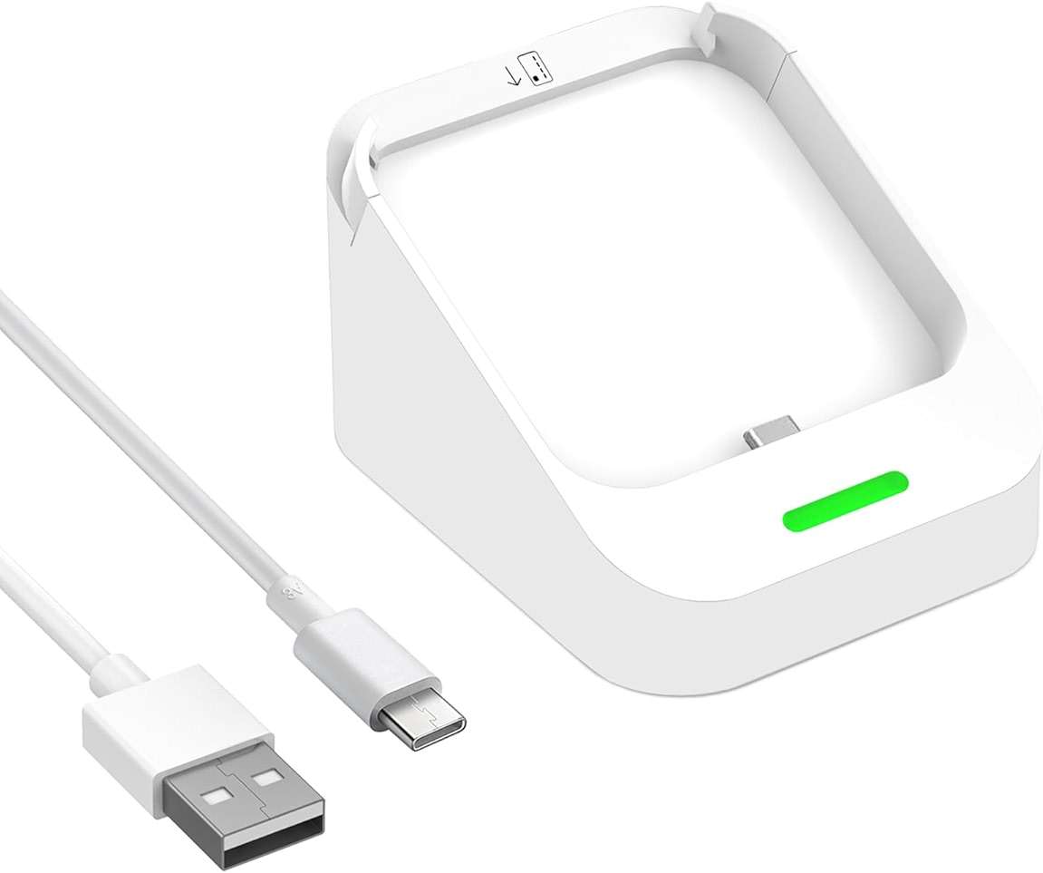 WUKUR Dock for Square Reader 2nd Generation, Holder Stand for Square Card Reader 2 Gen, Compact Dock with Upgraded Detachable USB-C Port and Smart Anti-Slip Button (Cable Included, No Device) - Image 1
