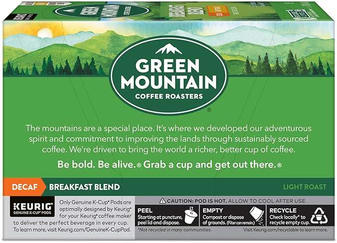 Green Mountain Coffee Roasters® Breakfast Blend Decaf, 60ct - Image 15