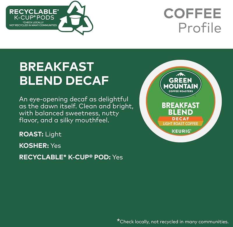 Green Mountain Coffee Roasters® Breakfast Blend Decaf, 60ct - Image 4