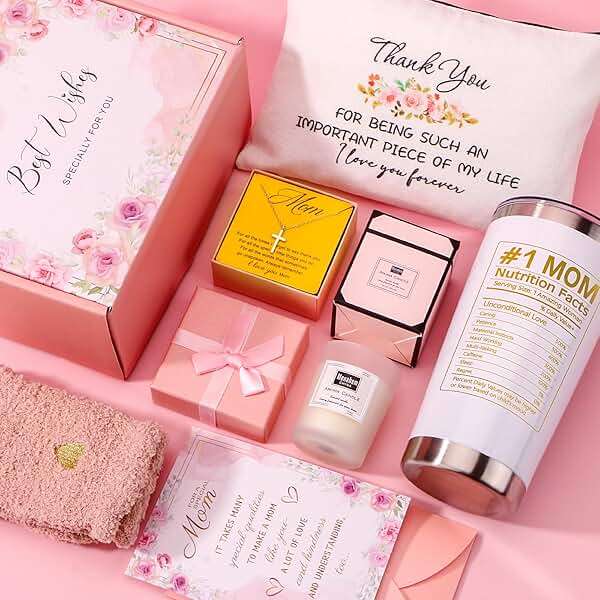 Mothers Day Gifts for Mom from Daughter Son - Unique Mom Birthday Gifts Ideas for Mother in Law, Mama, Stepmom, Best Mom Ever Gift Basket, Personalized Mothers Day Gift Box w/Tumbler - Image 7
