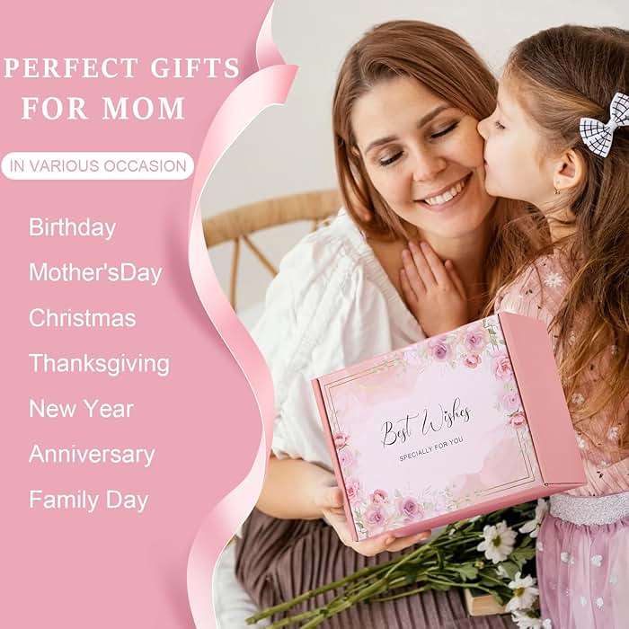 Mothers Day Gifts for Mom from Daughter Son - Unique Mom Birthday Gifts Ideas for Mother in Law, Mama, Stepmom, Best Mom Ever Gift Basket, Personalized Mothers Day Gift Box w/Tumbler - Image 8