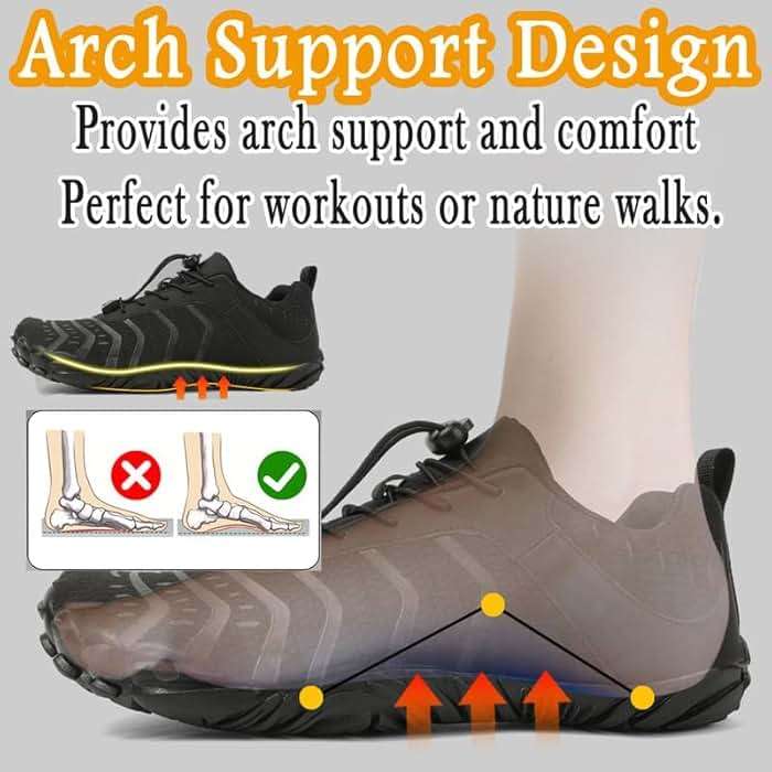 Barefoot Shoes Men Women Minimalist Shoes Zero Drop Workout Cross-Trainer Hiking Water Wide Toe Box Grounded Footwear Weightlifting Walking - Image 5