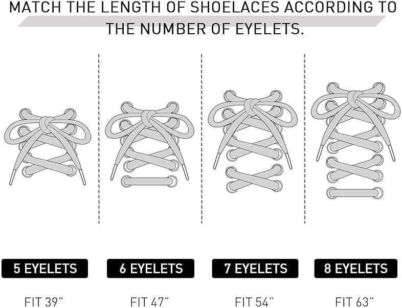 UamGlsob 1/4" Running Shoe Laces for Air Zoom Pegasus/Structure/Vomero/Fly Sneakers, Durable Thin Shoelaces Replacement - Image 6