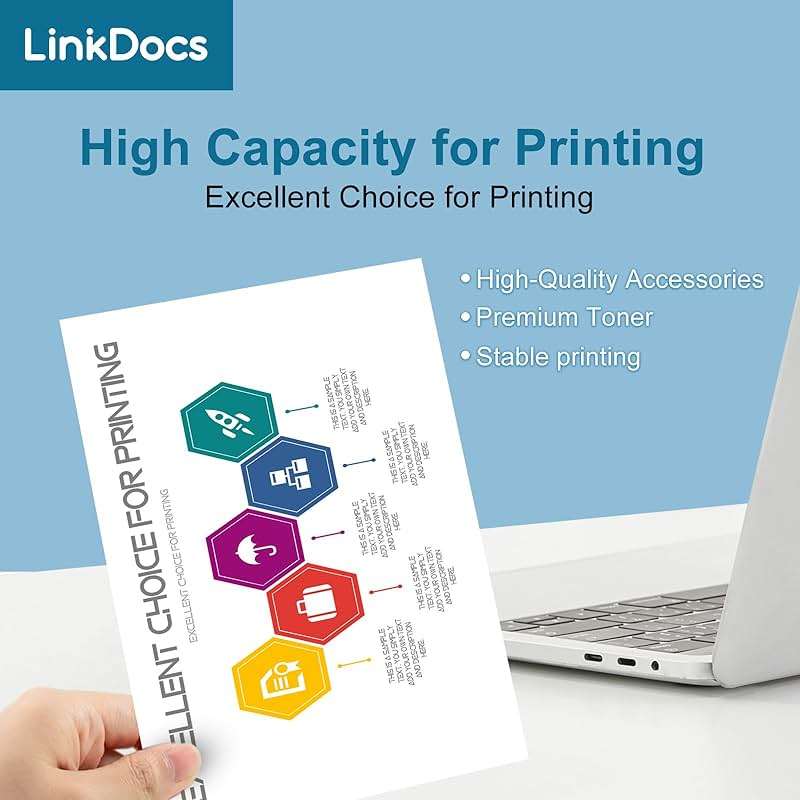 LinkDocs C600/C605 High Capacity Yield Toner Cartridge Replacement for Xerox VersaLink C600 C605 Printers Toner 4 Colors Pack: 106R03900, 106R03901, 106R03902, (Black 12,200 & Colors 10,100 Pages) - Image 4