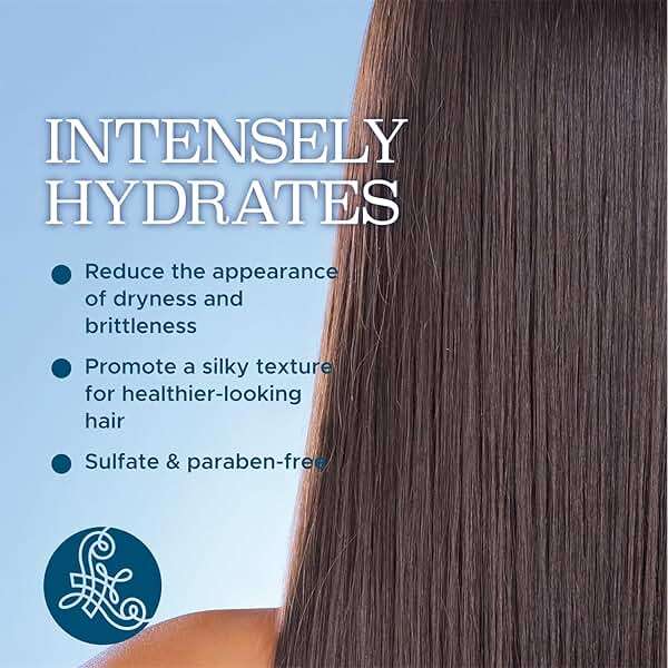 Luseta Deep Hydrating Hyaluronic Acid Shampoo and Conditioner Set for Dry Damaged Hair - Sulfate Free Moisturizing Hair Care with Shea Butter & Avocado Oil, Paraben-Free - 2 x 16.9oz - Image 2