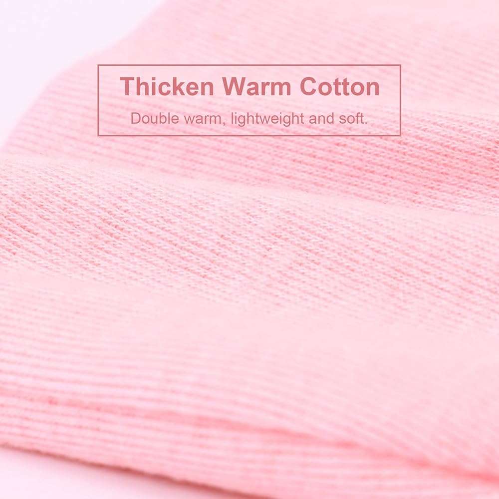 AQOKKA Newborn Baby Girl Hats with Bow Cotton Toddler Infant Beanie Cap Newborn Hospital Hats for Baby Girl Kid 0-24 Months - Image 4