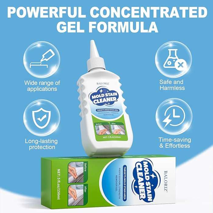 BALORIZ Home Remover Gel, Household Washing Machine Cleaner for Front Loader Washing Machine Seal, Refrigerator Strips, Cleaner For Tiles Grout Bathroom Cleaning Home Kitchen Sink Cleaning - Image 4