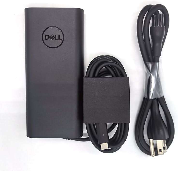 Dell Laptop Charger GAN 130W USB C Type C AC Adapter,Alienware X14 X14 R2, Inspiron 16 Plus 7620 7630, Precision 3470 3480 3570 3571 3580 3581 5470 5480 5570 AC Charger, Balck, HA130PM170 - Image 3