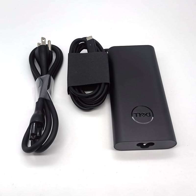 Dell Laptop Charger GAN 130W USB C Type C AC Adapter,Alienware X14 X14 R2, Inspiron 16 Plus 7620 7630, Precision 3470 3480 3570 3571 3580 3581 5470 5480 5570 AC Charger, Balck, HA130PM170 - Image 4
