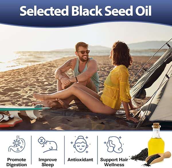 25-in-1 Sea Moss Black Seed Oil Ashwagandha Ginger Shilajit Supplement, Sea Moss Capsules Pro with Bladder Burdock Ceylon Cinnamon Berberine ACV Manuka VIT C & D3 for Men Women, 120 Vegan Caps - Image 4