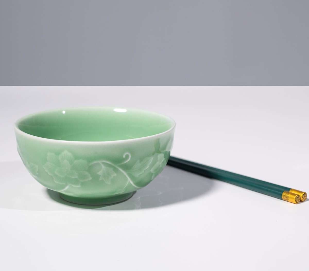 Hanporce 5-Inch Celadon Rice Bowl, Set of 2 - Round Ceramic Bowls for Soup, Stews, Holiday Meals - Classic Holiday Tableware - Durable, Dishwasher, Microwave, Freezer Safe - Image 7