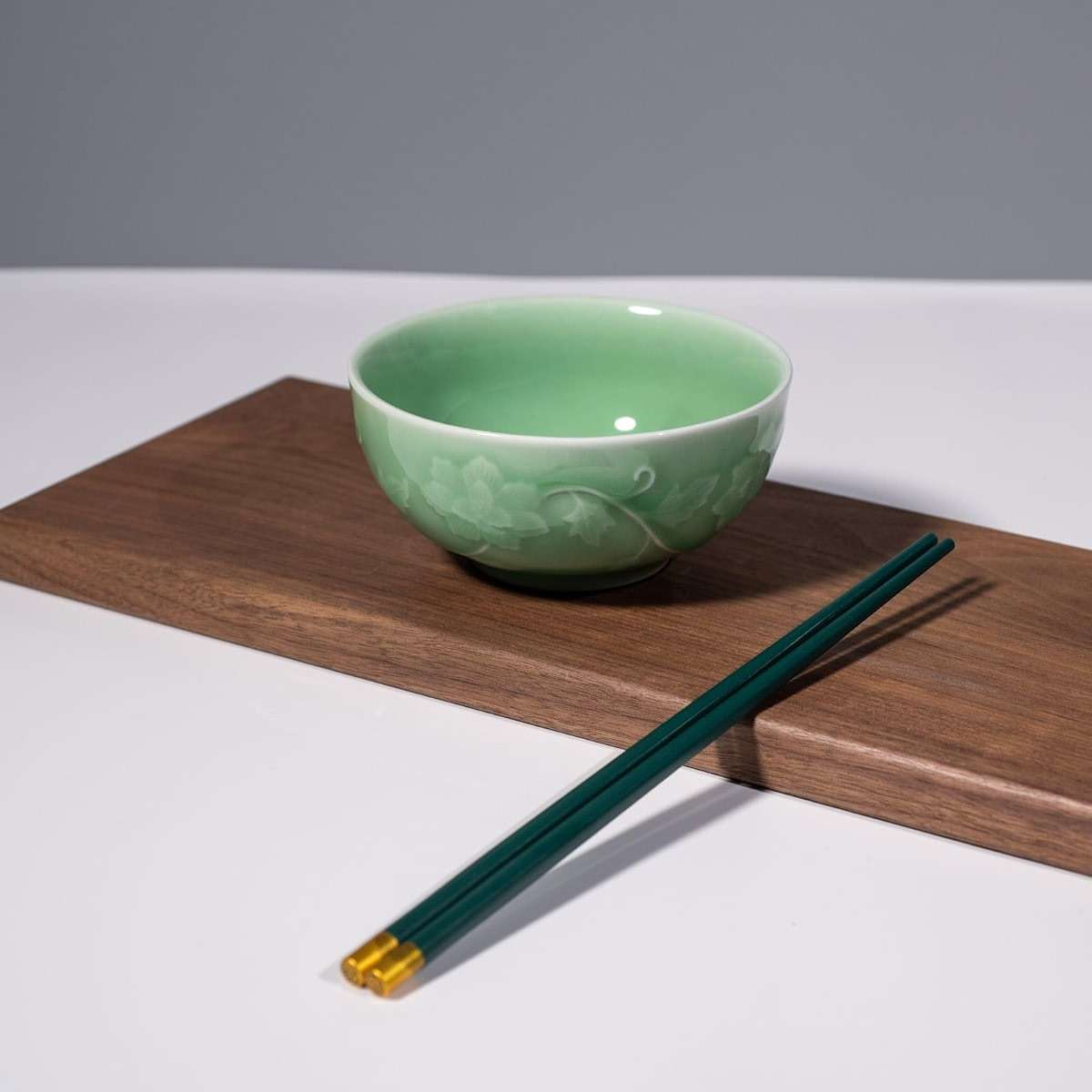 Hanporce 5-Inch Celadon Rice Bowl, Set of 2 - Round Ceramic Bowls for Soup, Stews, Holiday Meals - Classic Holiday Tableware - Durable, Dishwasher, Microwave, Freezer Safe - Image 9