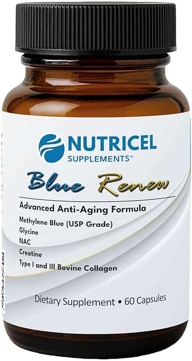 Nutricel Supplements Methylene Blue Capsules with Added Glycine + NAC (GlyNAC), Collagen, and Creatine - Trusted Made in America - 7mg (USP Grade) - Third Party Tested (60ct) - Image 2