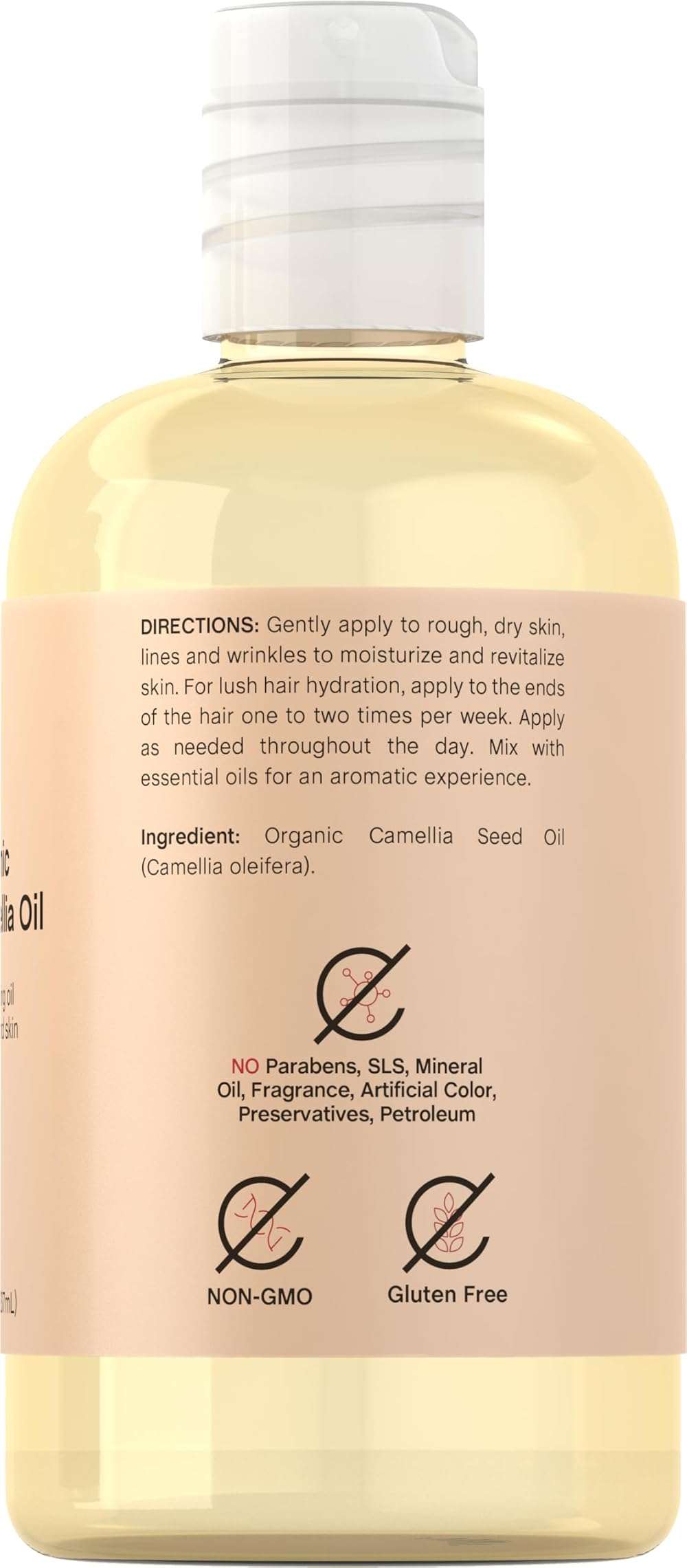 Coera Camellia Seed Oil Organic | 8 fl oz | Moisturizing Oil for Hair and Skin | Free of Parabens, SLS, & Fragrances - Image 2