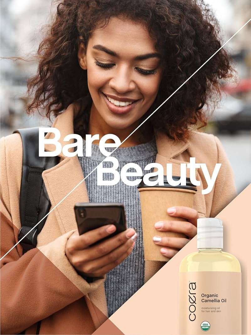 Coera Camellia Seed Oil Organic | 8 fl oz | Moisturizing Oil for Hair and Skin | Free of Parabens, SLS, & Fragrances - Image 8