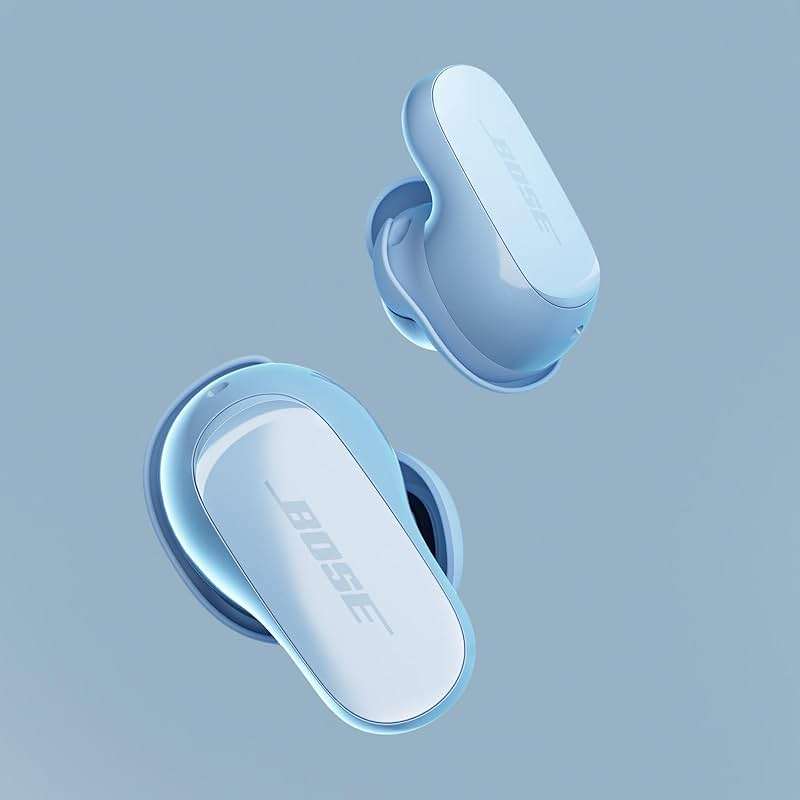 Bose QuietComfort Ultra Wireless Noise Cancelling Earbuds, Bluetooth Noise Cancelling Earbuds with Spatial Audio and World-Class Noise Cancellation, Moonstone Blue - Limited Edition - Image 2