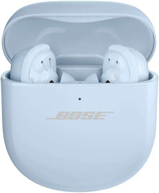 Bose QuietComfort Ultra Wireless Noise Cancelling Earbuds, Bluetooth Noise Cancelling Earbuds with Spatial Audio and World-Class Noise Cancellation, Moonstone Blue - Limited Edition - Image 5