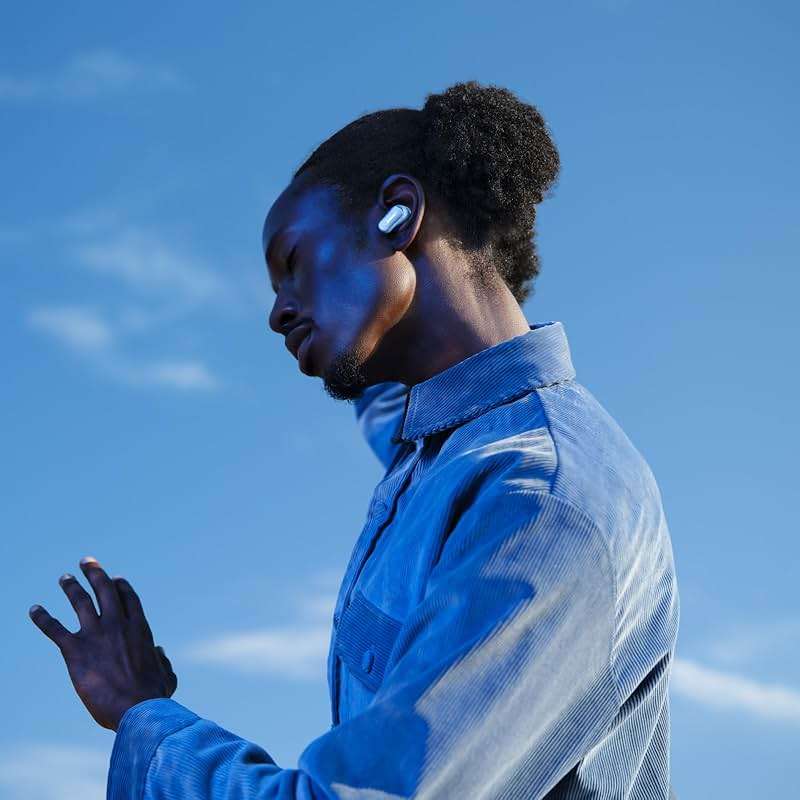 Bose QuietComfort Ultra Wireless Noise Cancelling Earbuds, Bluetooth Noise Cancelling Earbuds with Spatial Audio and World-Class Noise Cancellation, Moonstone Blue - Limited Edition - Image 7
