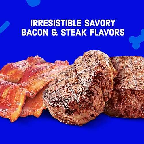 Kibbles 'n Bits Mini Bits Small Breed Dry Dog Food, Savory Bacon & Steak Flavor for Adult Dogs, 3.5 lb. Bag - Image 4