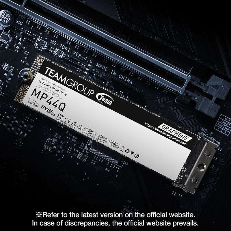 TEAMGROUP MP44Q 2TB SLC Cache Gen 4x4 M.2 2280 PCIe 4.0 w/NVMe Laptop, Desktop, NUC, NAS SSD Read/Write Speed up to 7000/5900MB/s TM8FFD002T0C101 - Image 4