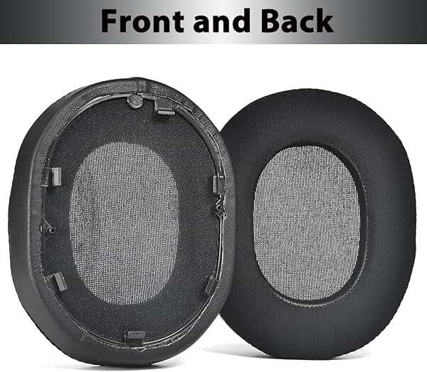 Adhiper XM5 Replacement Ear Pads Cushions for Sony WH-1000XM5(WH1000XM5) Noise Canceling Headphones, Upgraded Cooling Gel Earpads with Soft Memory Foam, XM5 Earpads Replacement(Black) - Image 5
