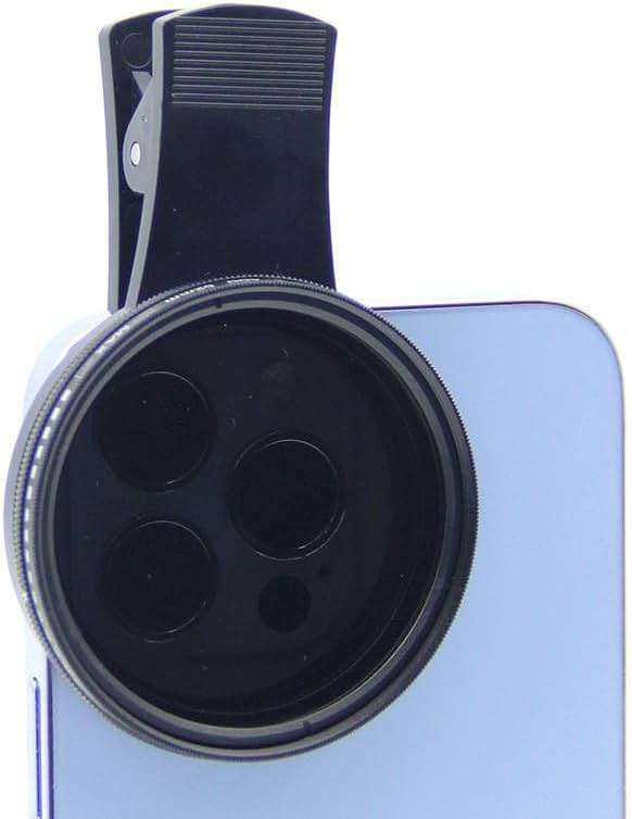 52mm Polarized Smart Phone Universal ND 2-400 CPL Filter Clip Kit for Samsung iPhone Camera Accessories Cell Phone Android Lens Attachments Polarizer for iPhone x Neutral Density Filters Mobile - Image 5