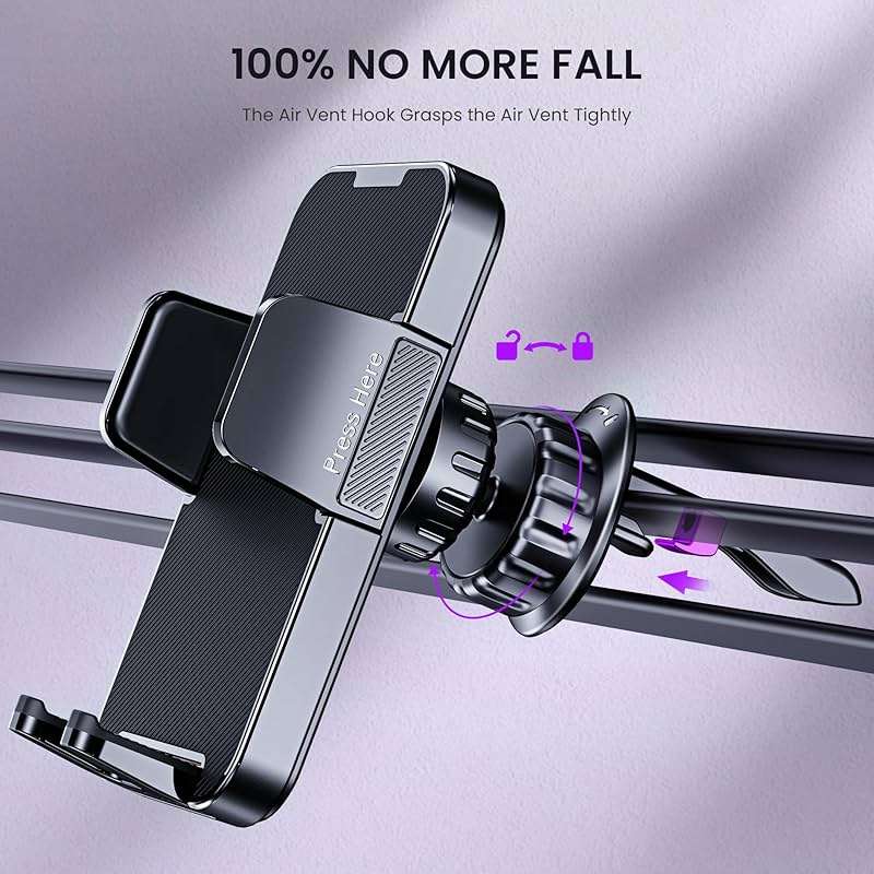 FESIYOYE Car Phone Holders for Car Air Vent Phone Mount Universal Automotive Accessories Car Mount Cradles Fit for iPhone Android Smartphones - Image 4