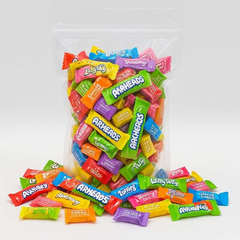 Chewy Candy Variety Pack 3 Lb – Bulk Bag, Fruit Flavored, Individually Wrapped - Image 3