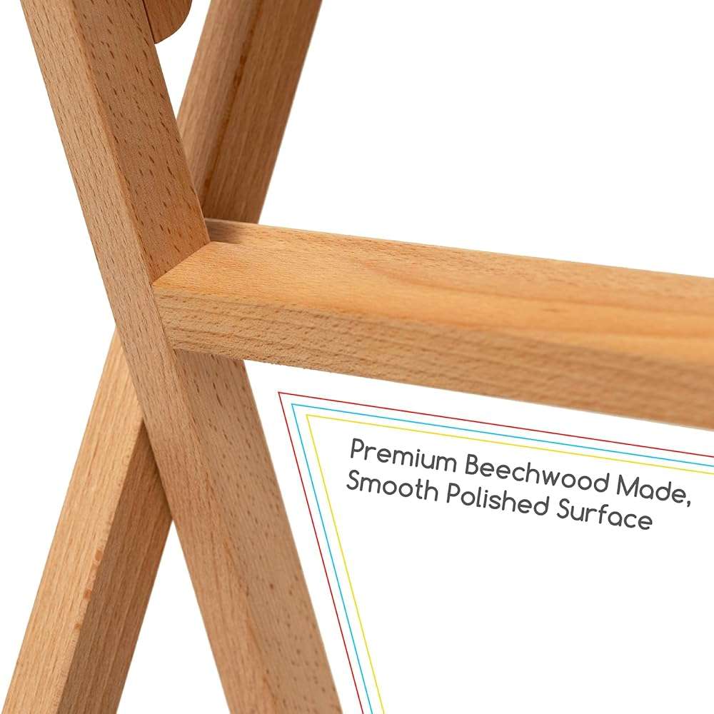 MEEDEN Folding Art Print Rack - Beechwood Art Storage Rack - Artist Storage and Display Rack for Canvas Art Prints Panels Posters Art Gallery Shows - Image 4