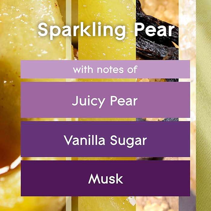 Glade PlugIns Refills Air Freshener, Scented and Essential Oils for Home and Bathroom, Sparkling Pear, 3.35 Fl Oz, 5 Count - Image 2