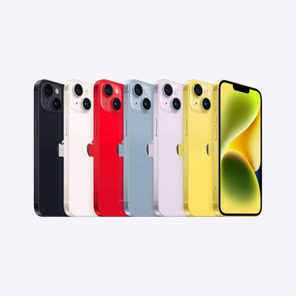 Apple iPhone 14 Plus, 128GB, Yellow - Unlocked (Renewed Premium) - Image 4
