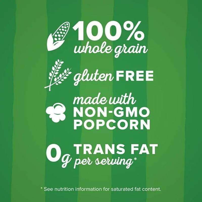 Microwave Popcorn Mini Bags Includes One Box of Butter Popcorn in Mini Bag and a Create Sticker, 1 box contains 12 Mini Bags of Butter Popcorn - Image 5
