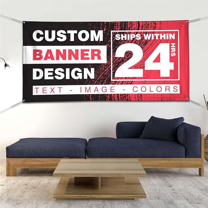Customized Banner Full Color Printing, Custom Banner, 13oz Vinyl for Indoor & Outdoor Use, Add any Image or Text - Image 5