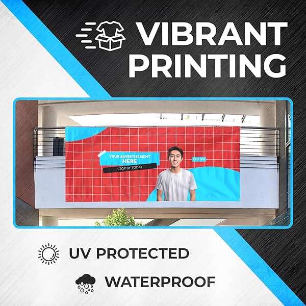 Customized Banner Full Color Printing, Custom Banner, 13oz Vinyl for Indoor & Outdoor Use, Add any Image or Text - Image 8