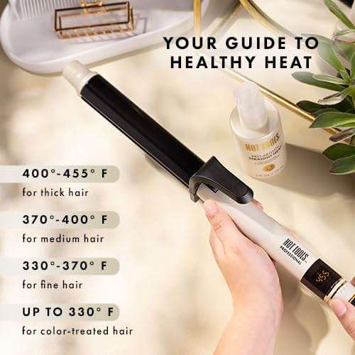 HOT Tools Pro Artist Protect & Style CurlStraight Styler | 2-in-1 Easy-to-Use, Use as Curling Iron, Flat Iron, or a Wand for Styling Curly or Straight Hair, 1 ¼" Curling Iron - Image 6