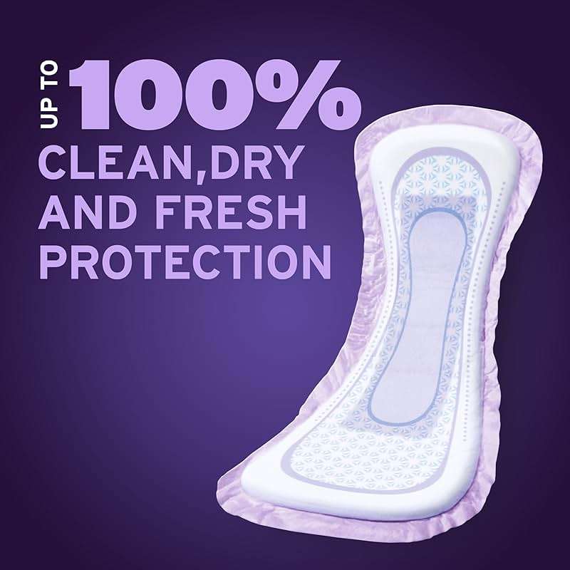 Poise Overnight Incontinence & Postpartum Pads for Bladder Leaks, 8 Drop Extra Coverage, 96 Count, Packaging May Vary - Image 7